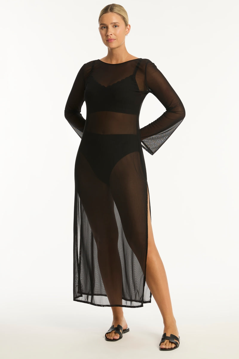 Swim Black Sheer Cover Up Dress Summers With You Sheer Swim Cover Up Dress Black Fashion Swim Black Sheer Cover Up Dress Summers With You Sheer Swim Cover Up Dress Black Fashion