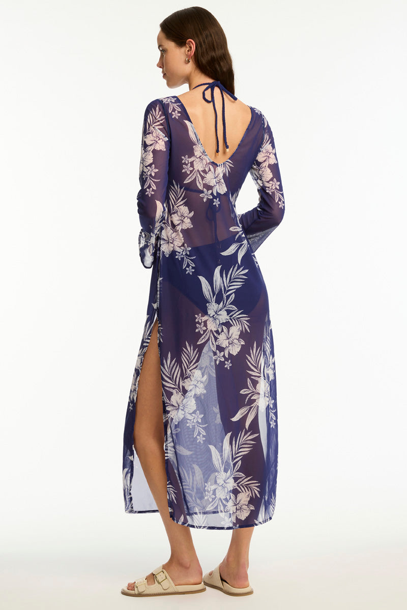 Collective Swimwear - Aloha Mesh Long Dress fourth image