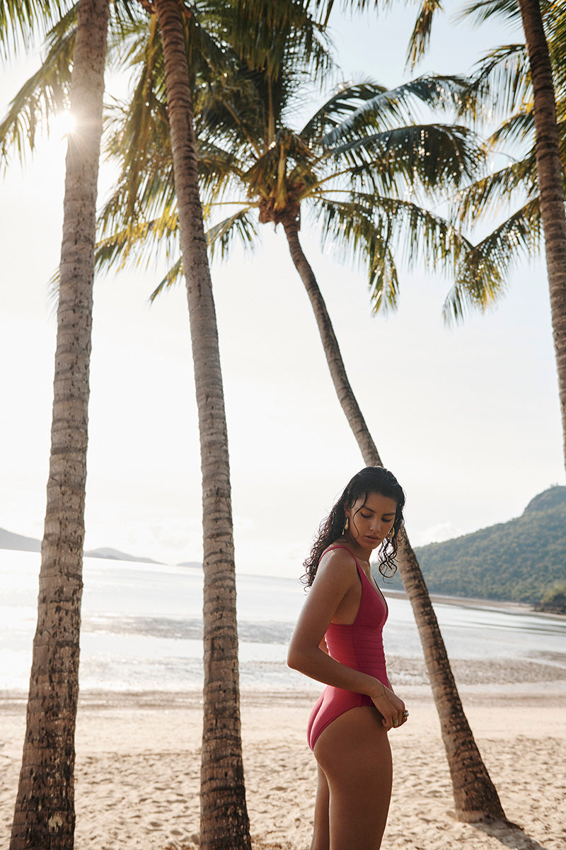 De Luxe Plunge Longline One Piece