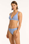 Amalfi Longline Tri Top - Amalfi Blue - Sea Level Australia 