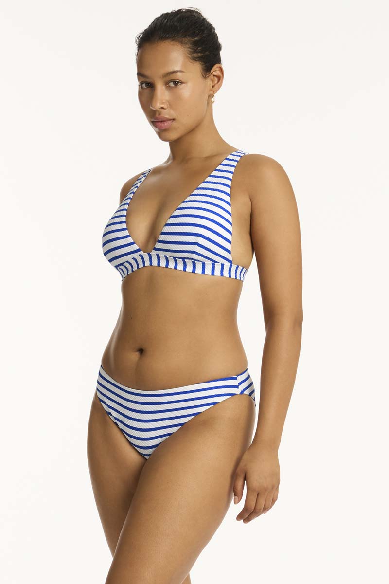 Amalfi Longline Tri Top - Amalfi Blue - Sea Level Australia 