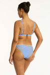 Amalfi Longline Tri Top - Amalfi Blue - Sea Level Australia 