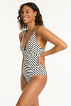 Amalfi Panel Line One Piece - Amalfi Black - Sea Level Australia 