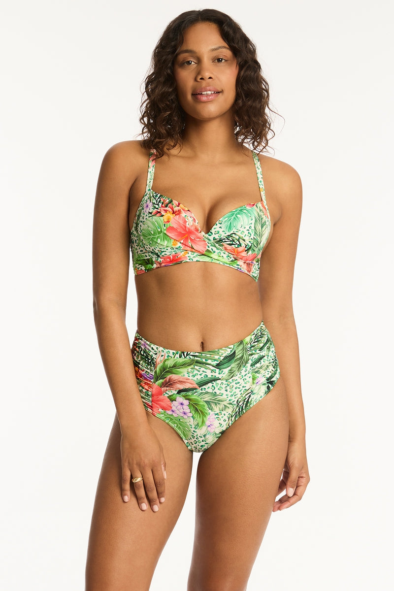 Dolce Cross Front Moulded Cup Bra - Dolce - Sea Level Australia 