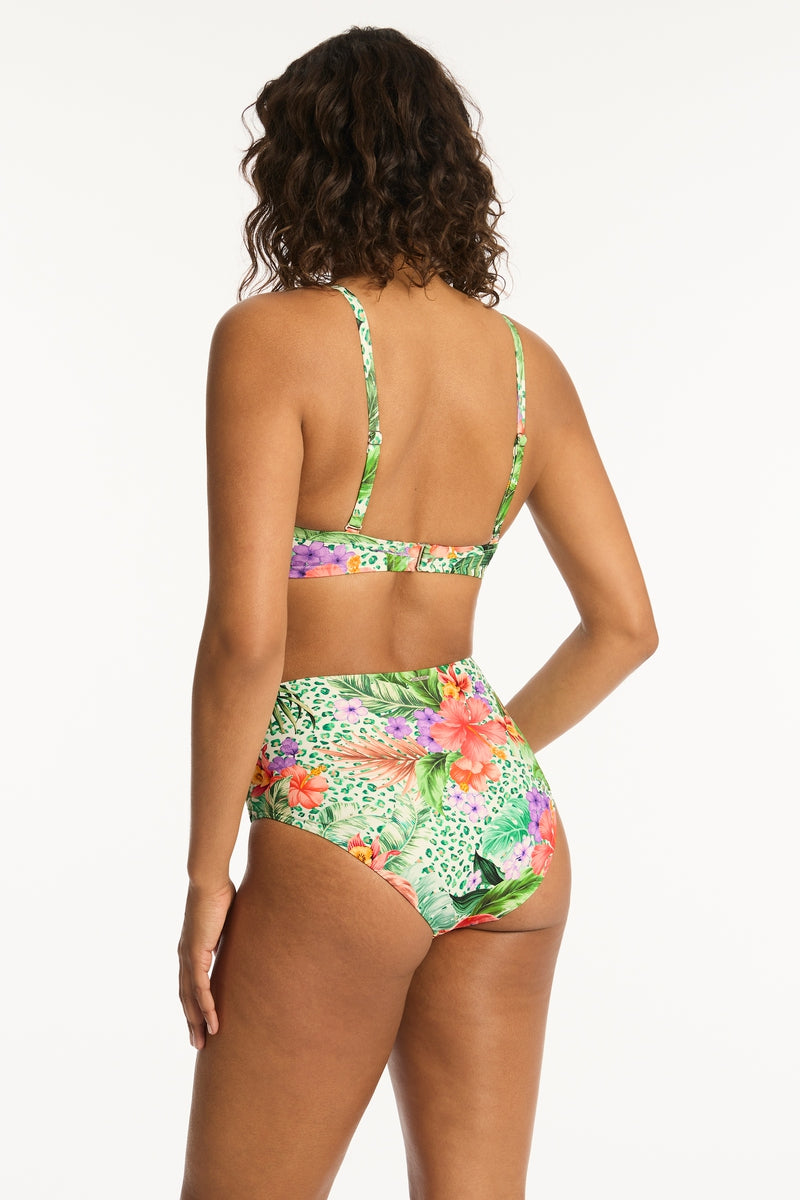 Dolce High Waist Gathered Side Pant - Dolce - Sea Level Australia 