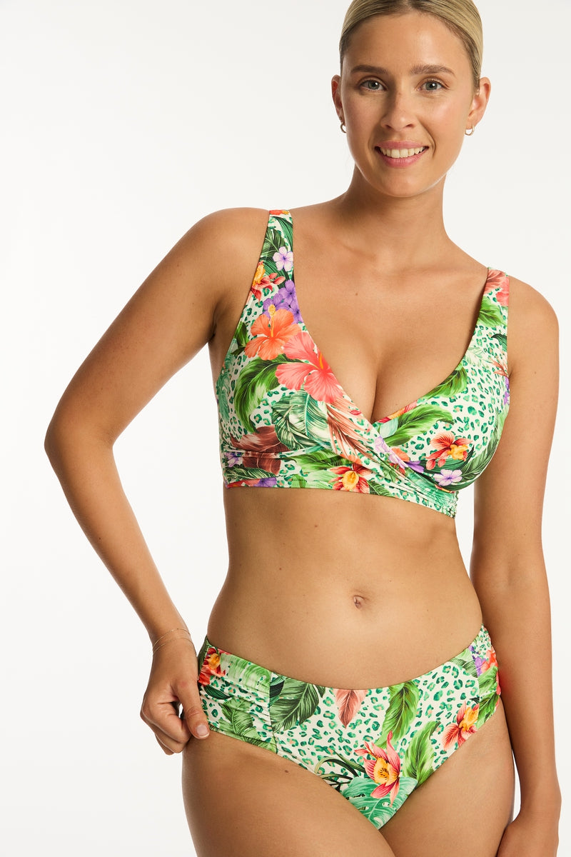 Dolce Mid Rise Gathered Side Pant - Dolce - Sea Level Australia 
