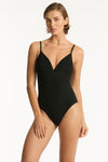 Honeycomb Tri One Piece - Honeycomb Black - Sea Level Australia 