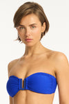 Honeycomb U Bar Bandeau - Honeycomb Cobalt - Sea Level Australia 