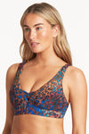 Hunter Longline Tri Bra With Macrame Detail - Hunter - Sea Level Australia 