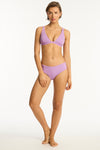 Interlace Longline Bralette - Interlace Lavender - Sea Level Australia 