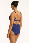 Messina Cross Front Multifit Bra - Messina French Navy - Sea Level Australia 