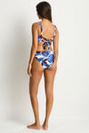 Rumba Longline Tie Back Top
