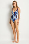 Rumba Longline Tie Back One Piece