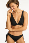 Eco Essentials Longline Underwire Bra - Eco Essentials Black - Sea Level Australia 