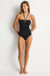 Essentials Edit U Bar Underwire Bandeau One Piece
