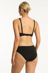 Eco Essentials G Cup Cross Front Bra - Eco Essentials Black - Sea Level Australia 