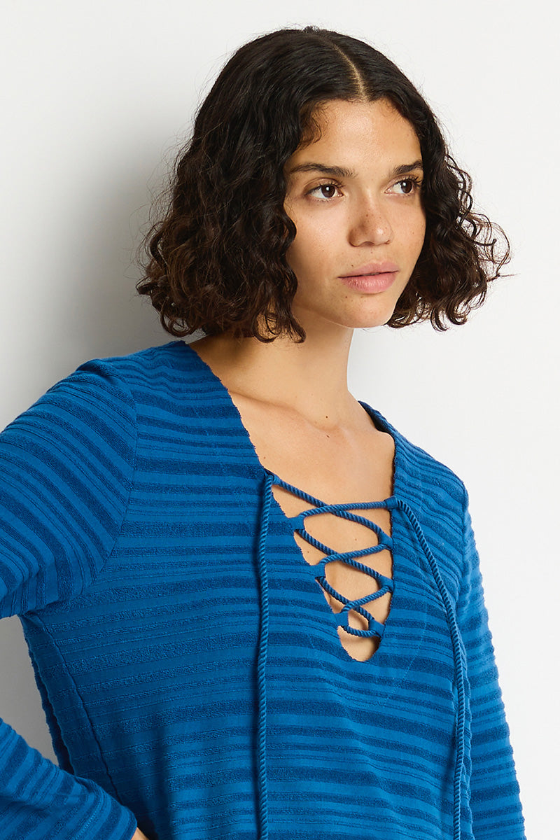 Horizon Lace Up Dress