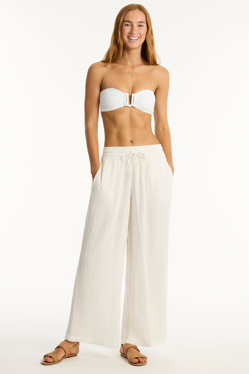 Sunset Beach Pant - Sunset White - Sea Level Australia 