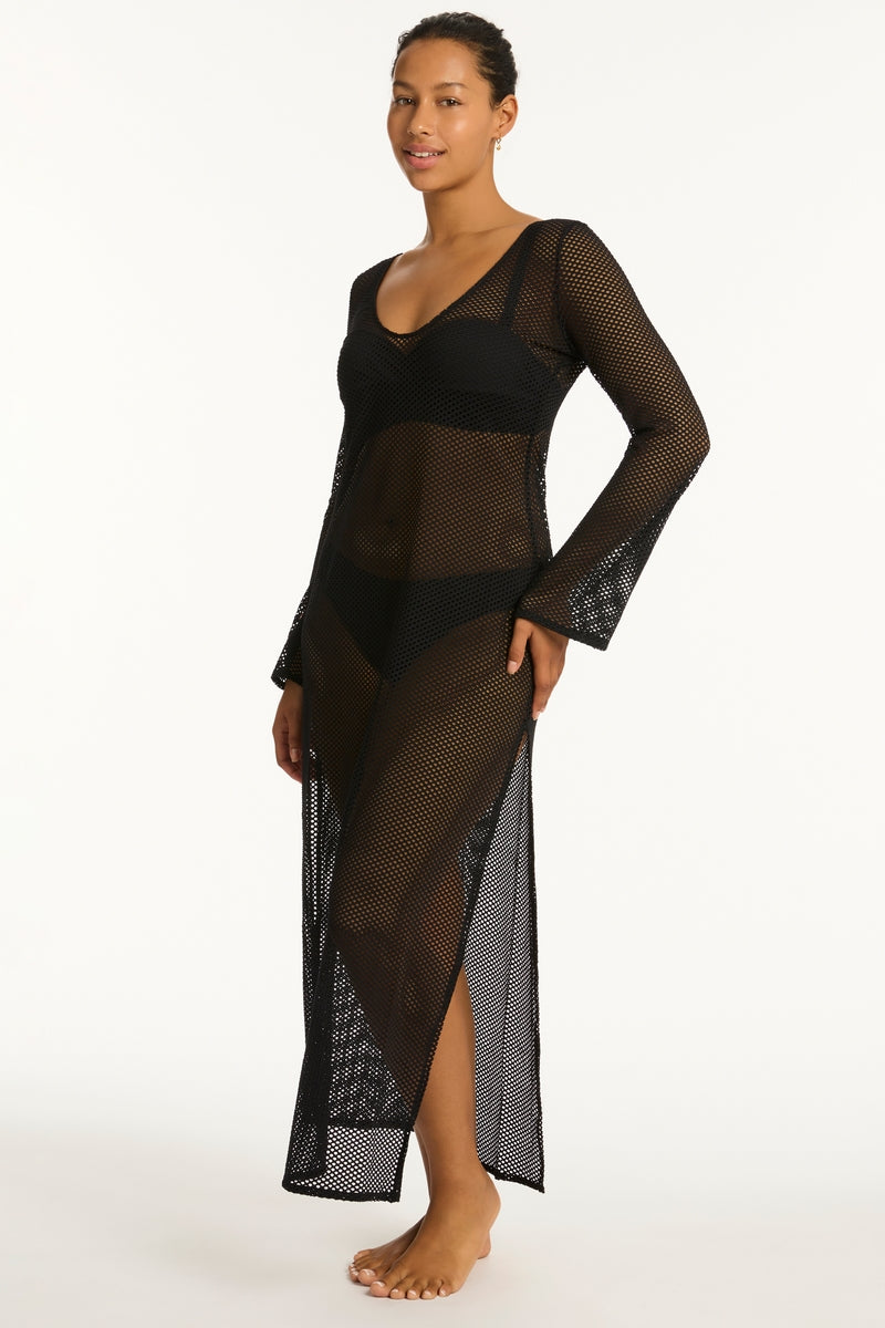 Surf Mesh Long Dress - Surf Mesh - Sea Level Australia 