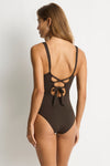 Essentials Edit Longline Tie Back One Piece