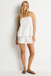 Shore Linen Panelled Shift Cami Top