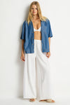 Shore Linen Panelled Beach Pant