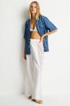 Shore Linen Panelled Beach Pant