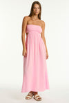 Sunset Bandeau Dress - Sunset Pink - Sea Level Australia 