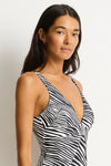 Zebralis Scoop Back Panel Line One Piece