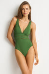 Essentials Edit Spliced One Piece