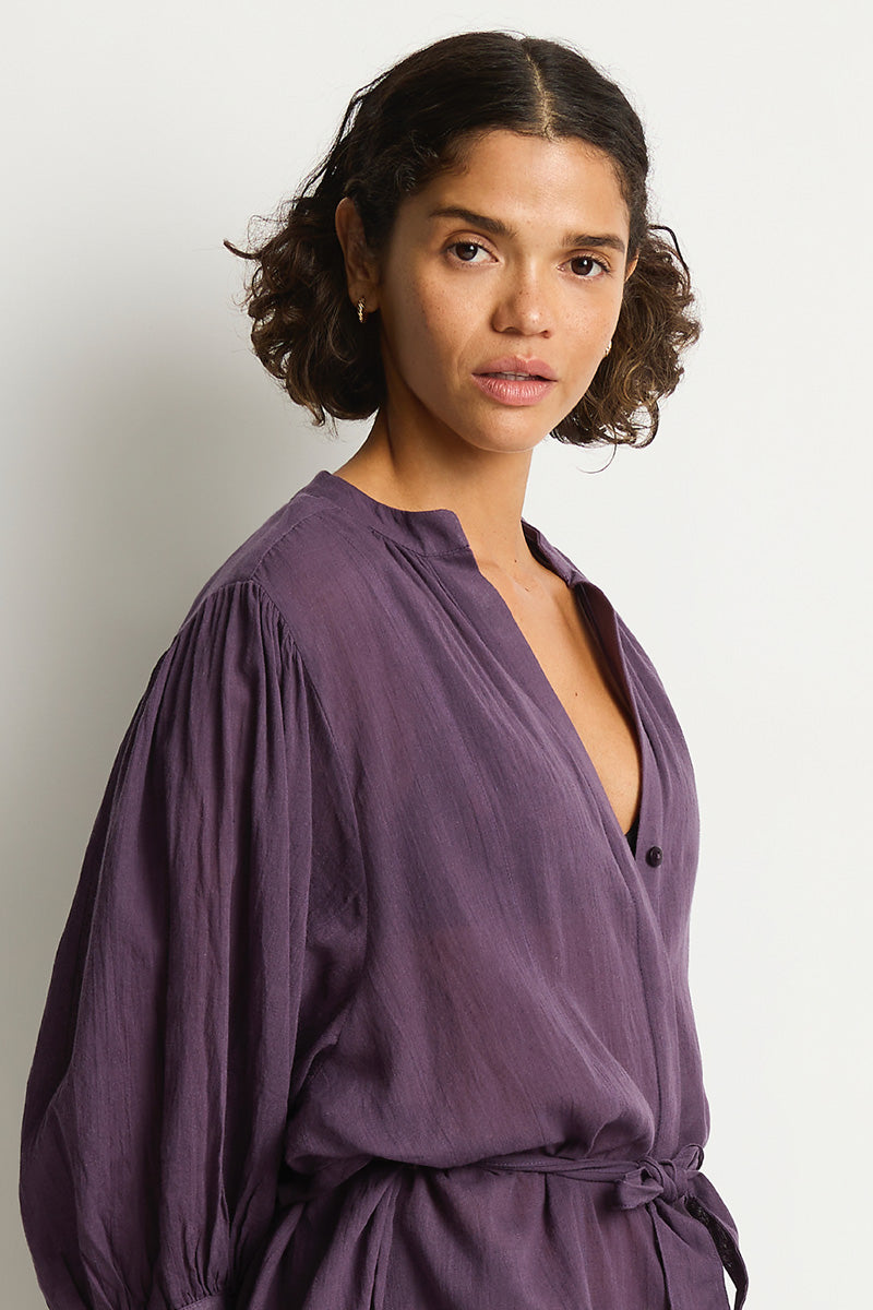 Salt Boho Long Shirt Dress
