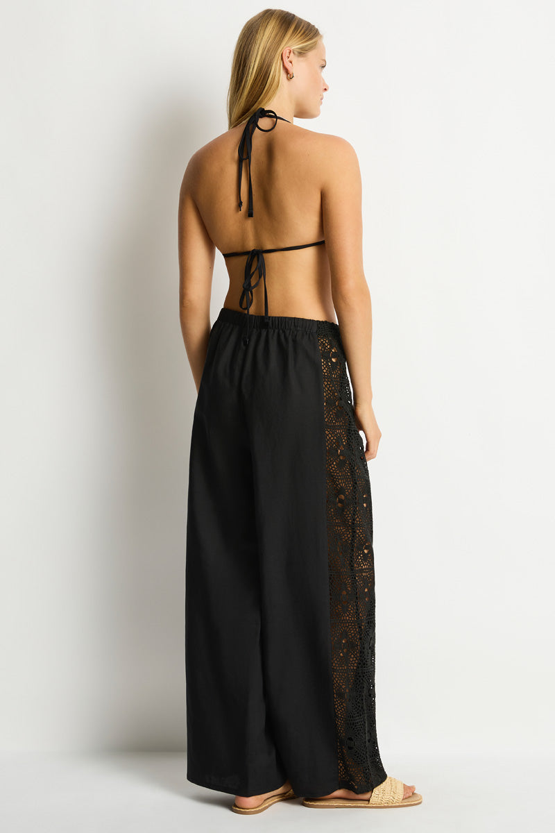 Shore Linen Panelled Beach Pant