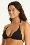 Black Essentials Edit D Cup Tri Top in Sea Level | Sea Level Australia 