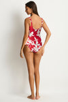 Leilana Cross Front Scoop Back Tankini