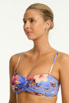 Blue Hawaii Twist Bandeau