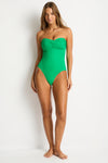 Essentials Edit Twist Bandeau One Piece