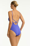 Essentials Edit Cross Back Tri One Piece