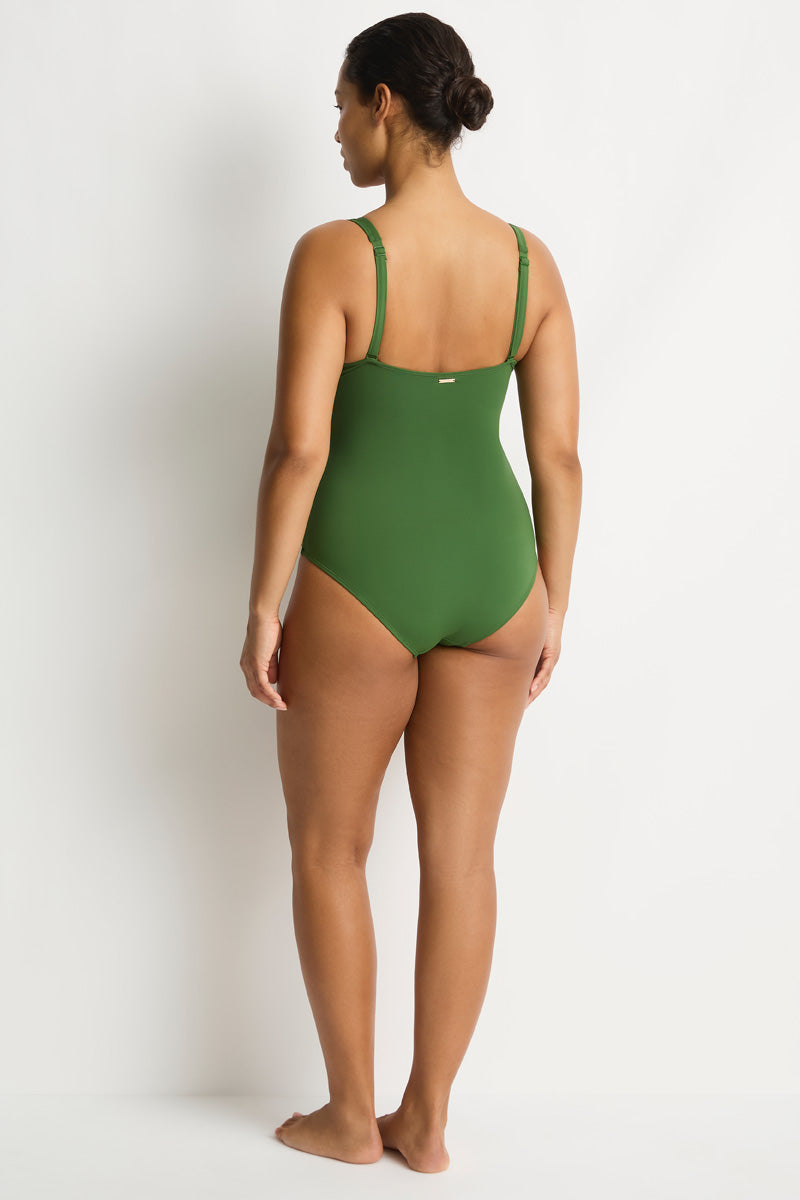 Essentials Edit Cross Front One Piece
