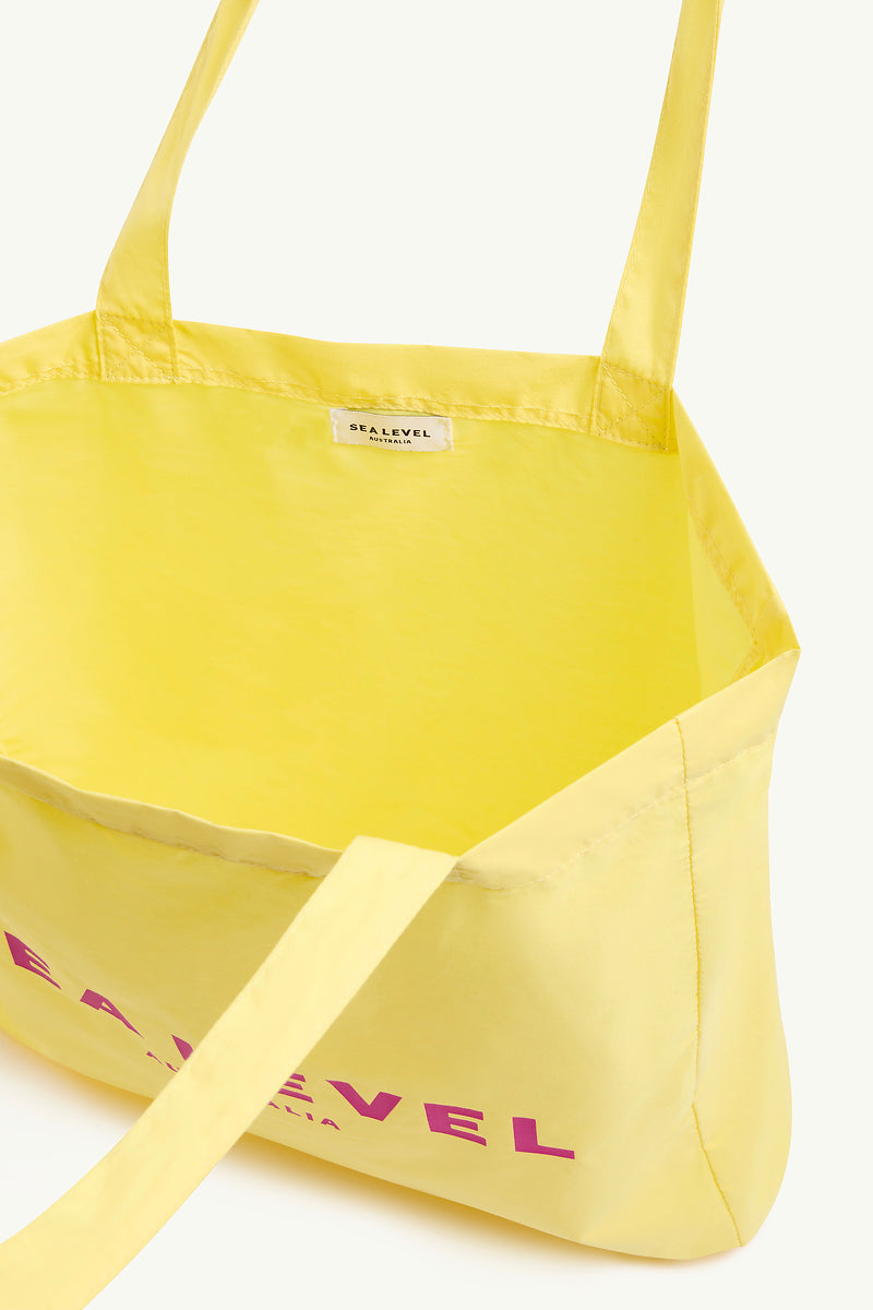 Logo Cotton Beach Tote