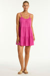 Heatwave Short Sundress in Heatwave Pink | Sea Level Australia 