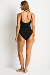 Essentials Edit Cross Front Scoop Back One Piece