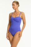 Essentials Edit Twist Bandeau One Piece