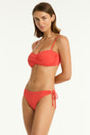 Flame Essentials Edit Twist Bandeau in Sea Level | Sea Level Australia 