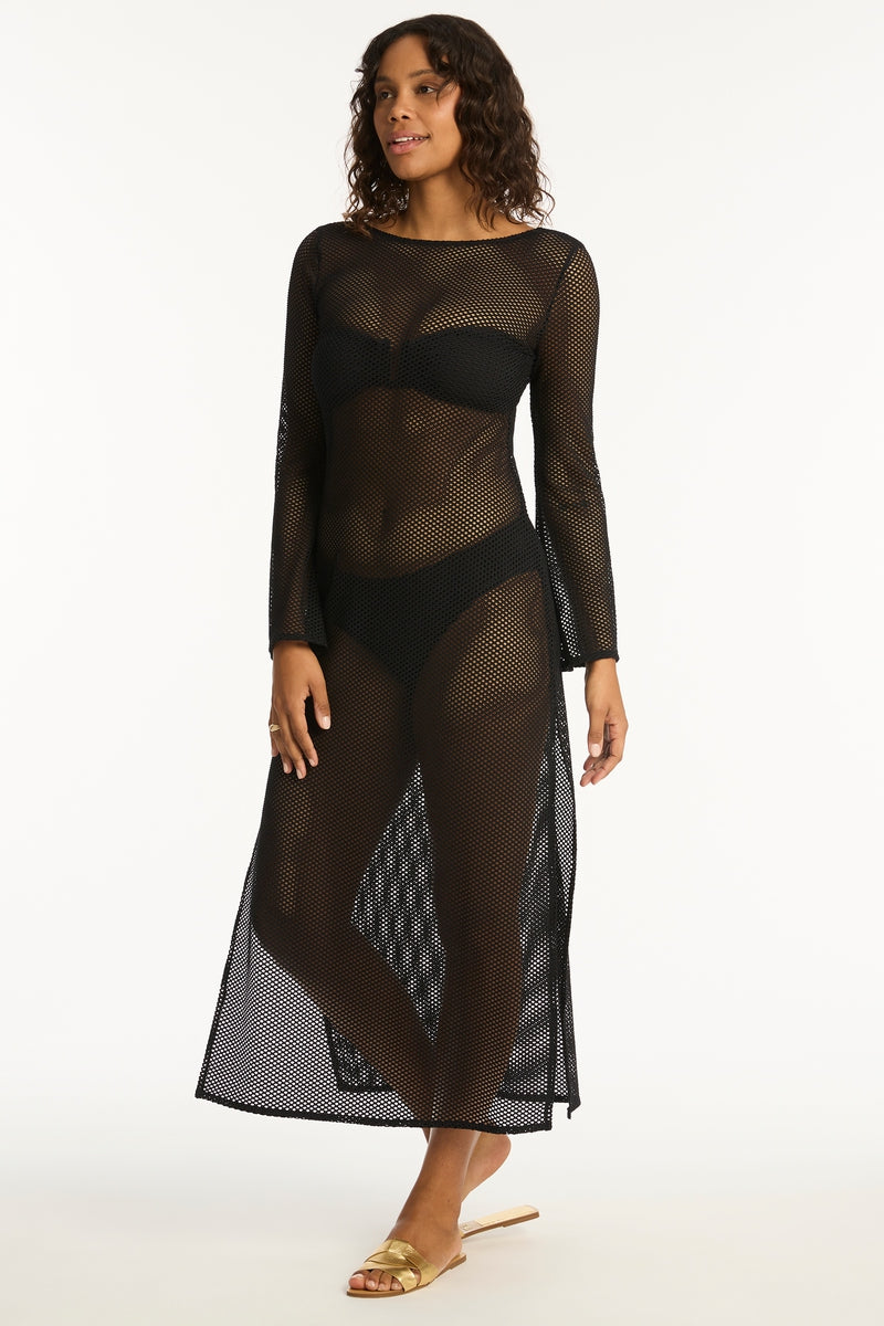 Surf Mesh Long Dress - Surf Mesh - Sea Level Australia 