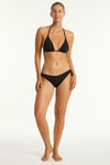 Black Essentials Edit D Cup Tri Top in Sea Level | Sea Level Australia 