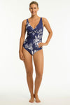 Aloha Cross Front Tankini in  | Sea Level Australia 