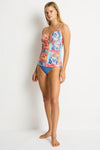 Coco Island Cross Front Scoop Back Tankini