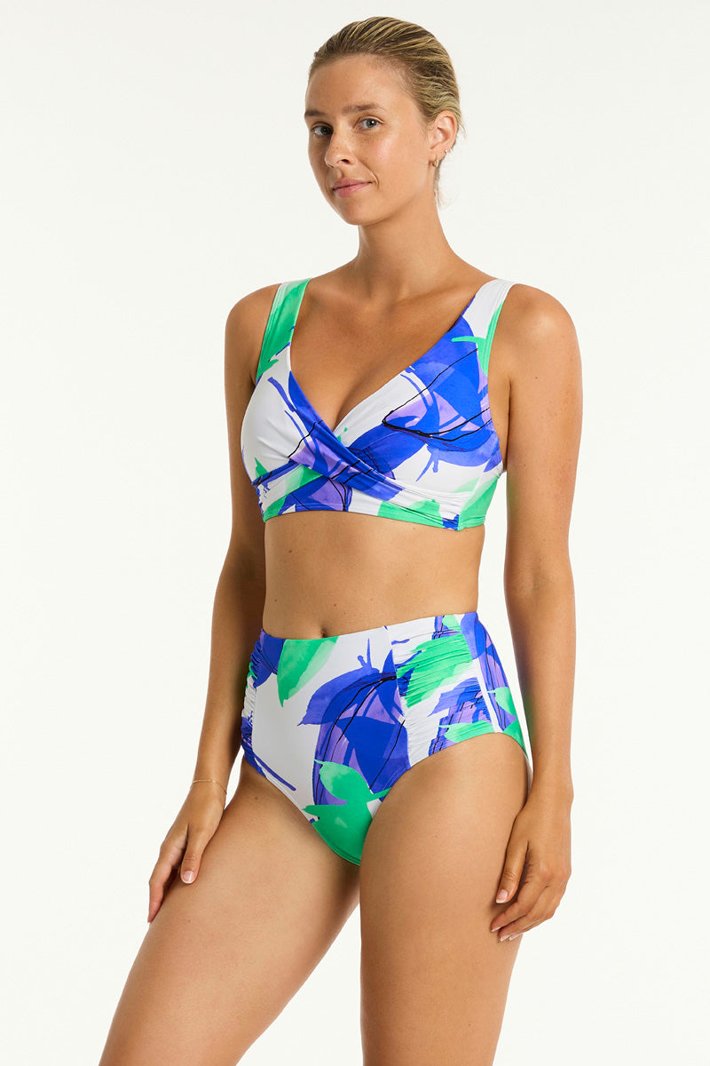 Sublime Cross Front Multifit Bra in Sea Level | Sea Level Australia 