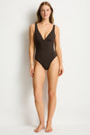 De Luxe Plunge Longline One Piece