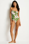 Veridian U Bar Bandeau One Piece